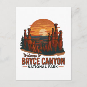 Welkom bij Borduurwerk Bryce Canyon National USA Feestdagenkaart