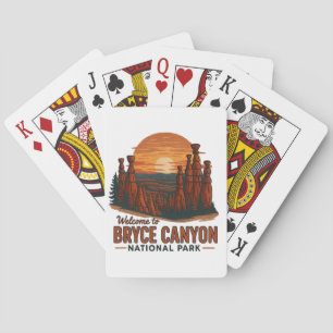 Welkom bij Borduurwerk Bryce Canyon National USA Pokerkaarten