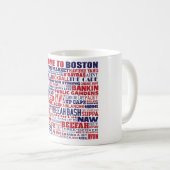 Welkom bij Boston Wordle Mok (Voorkant rechts)