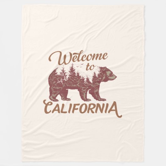 Welkom bij California Beer Fleece Deken (Voorkant)