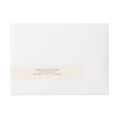 Welkom bij California Beer Forest Adreslabel Wikkel (Voorkant)