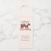 Welkom bij California Beer Forest Flessenhanger (Voorkant)