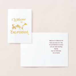 Welkom bij California Beer Forest Folie Kaarten