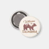 Welkom bij California Beer Forest Magneet (Voorkant / Achterkant)