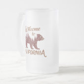 Welkom bij California Beer Forest Matglas Bierpul (Voorkant links)