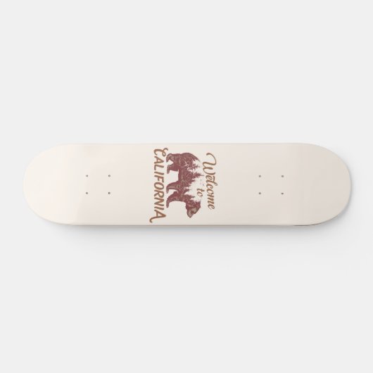Welkom bij California Beer Forest Skateboard (Horizontaal)