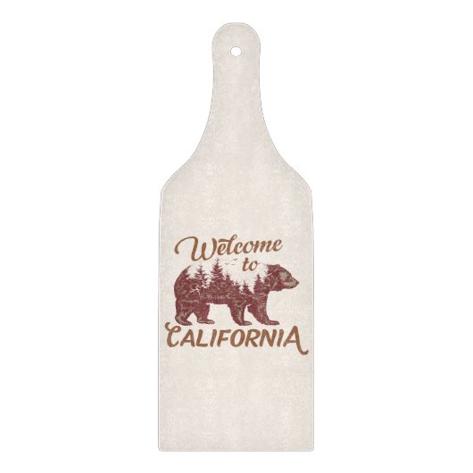 Welkom bij California Beer Forest Snijplank (Voorkant)