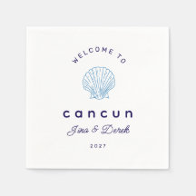Welkom bij Cancun Bestemming Huwelijk Blauw