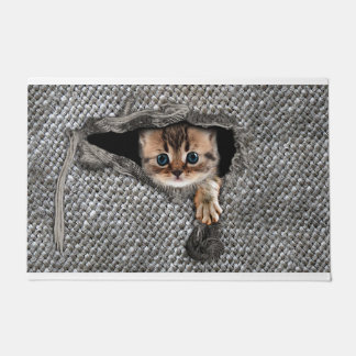 Welkom bij Cat House Hoop dat je van katten houdt Deurmat