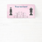 Welkom bij Chess Party Spandoek (Insitu)