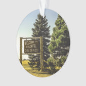 Welkom bij Colorful Colorado Ornament (voorkant)