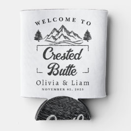 Welkom bij Crested Butte Co Wedding Minimalist Blikjeskoeler