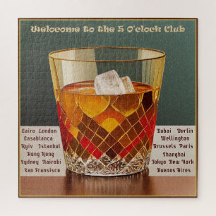 Welkom bij de 5 uur Club Mid Century Design Legpuzzel