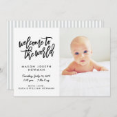 Welkom bij de aankondigingen van de Wereldmoderne  (Voorkant / Achterkant)