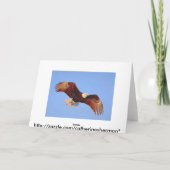 Welkom bij de adelaarsfamilie kaart (Achterkant)