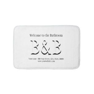 Welkom bij de Bathroom Bed en Breakfast Bath Badmat
