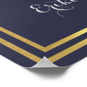 welkom bij de bruiloft van poster (Hoek)