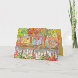 Welkom bij de buurt huizen Picket Fence Kaart