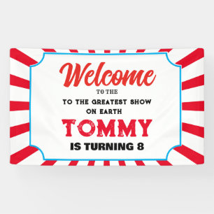 Welkom bij de Carnaval voeg je eigen tekst Banner