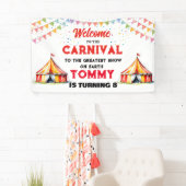 Welkom bij de Carnaval voeg je eigen tekst Banner (Insitu)