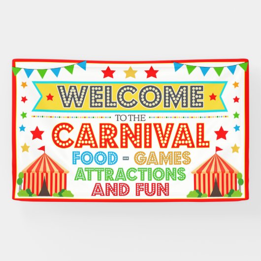 Welkom bij de Carnival Banner (Horizontaal)