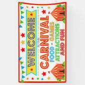 Welkom bij de Carnival Banner (Verticaal)