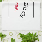 Welkom bij de Circus Kitchen Towel Theedoek (Gevouwen)