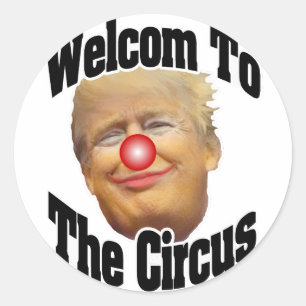 Welkom bij de Circus Ronde Sticker