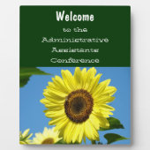 Welkom bij de conferentieborden fotoplaat (Voorkant)