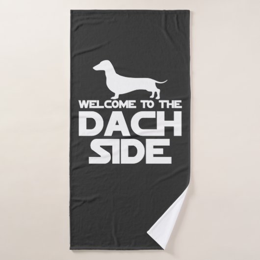 Welkom bij de Dachshund kant Badhanddoek (Badhanddoek)