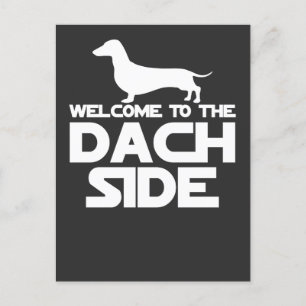 Welkom bij de Dachshund kant Briefkaart