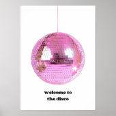 Welkom bij de disco poster (Voorkant)