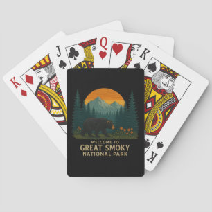 Welkom bij de Embroidery Great Smoky Mountains Par Pokerkaarten