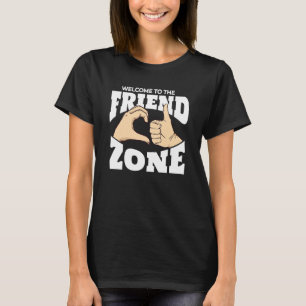 Welkom bij de Friend Zone handgebaren Friendzon T-shirt
