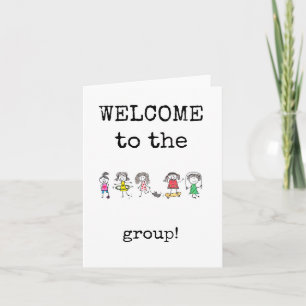 Welkom bij de groep, Team, New Employee Kaart