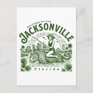 Welkom bij de Jacksonville Jaguars City Florida Briefkaart