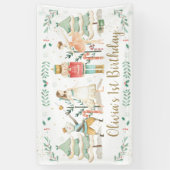 Welkom bij de Nutkraker Kerstmis op zaterdag Spandoek (Verticaal)