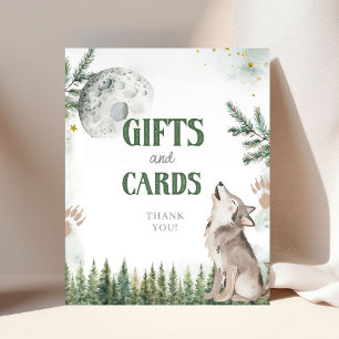 Welkom bij de Pack Forest Wolf Kaart en geschenken Poster