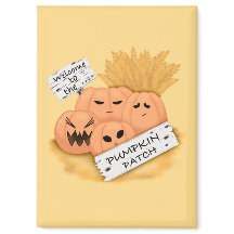 Welkom bij de Pumpkin Patch Magnet