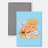 Welkom bij de Pumpkin Patch Magnet Magneet (Voorkant / Achterkant)