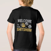 Welkom bij de ShitShow Tri-Blend Shirt (Achterkant)