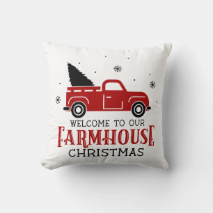 Welkom bij de Vrachtwagen voor Kerstmis in onze F Kussen