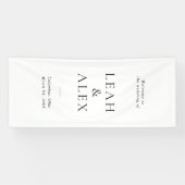 Welkom bij de Wedding Decor Signage Spandoek (Horizontaal)