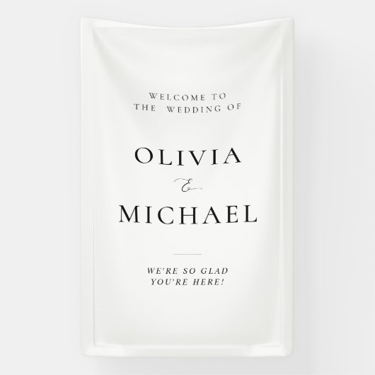 Welkom bij de Wedding Vinyl Signage Spandoek (Verticaal)