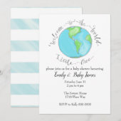 Welkom bij de Werelduitnodiging Kaart (Voorkant / Achterkant)