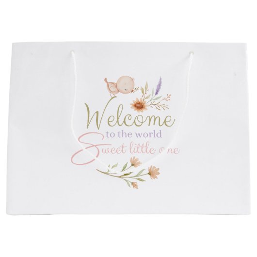 Welkom bij de World Large Gift Bag Groot Cadeauzakje (Voorkant)