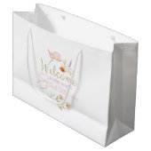 Welkom bij de World Large Gift Bag Groot Cadeauzakje (Voorkant Gekanteld)