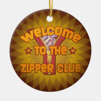 Welkom bij de Zipper Club Keramisch Ornament