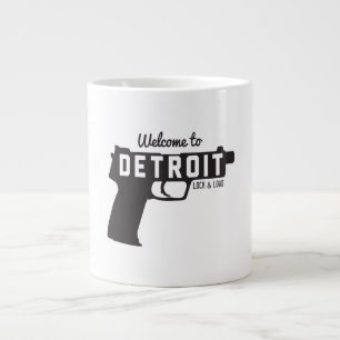 Welkom bij Detroit Lock & Load Extra Grote Mok