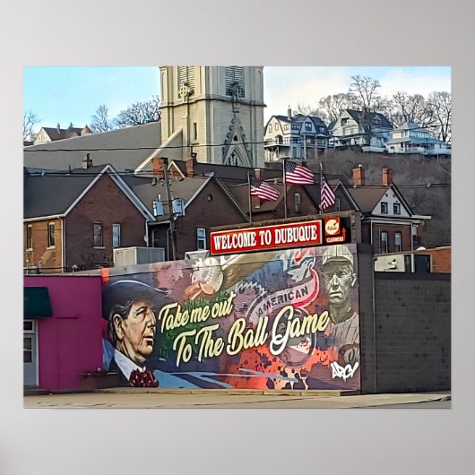 Welkom bij Dubuque, Iowa Keepsake Souvenir Poster (Voorkant)